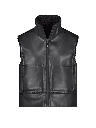 MONARI | Wendegilet in Felloptik | 